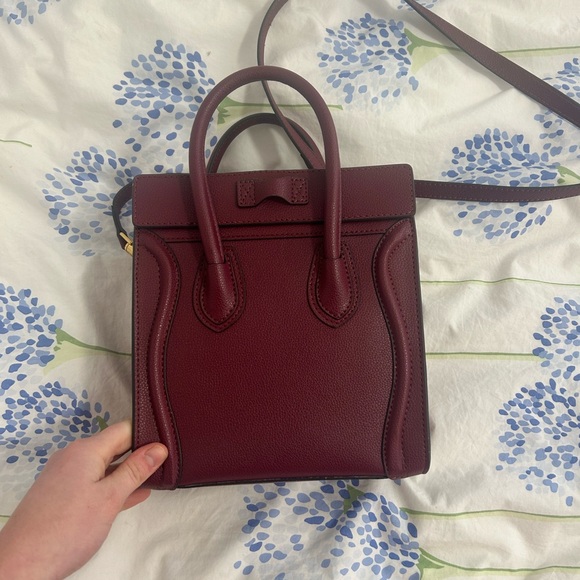 Dark Purple cross body bag - Picture 3 of 4